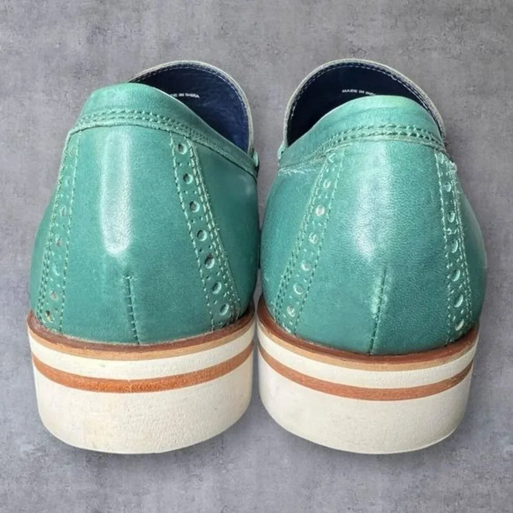 Cole Haan Men's South St Tassel Loafers – Botanical Green - Picture 4 of 7